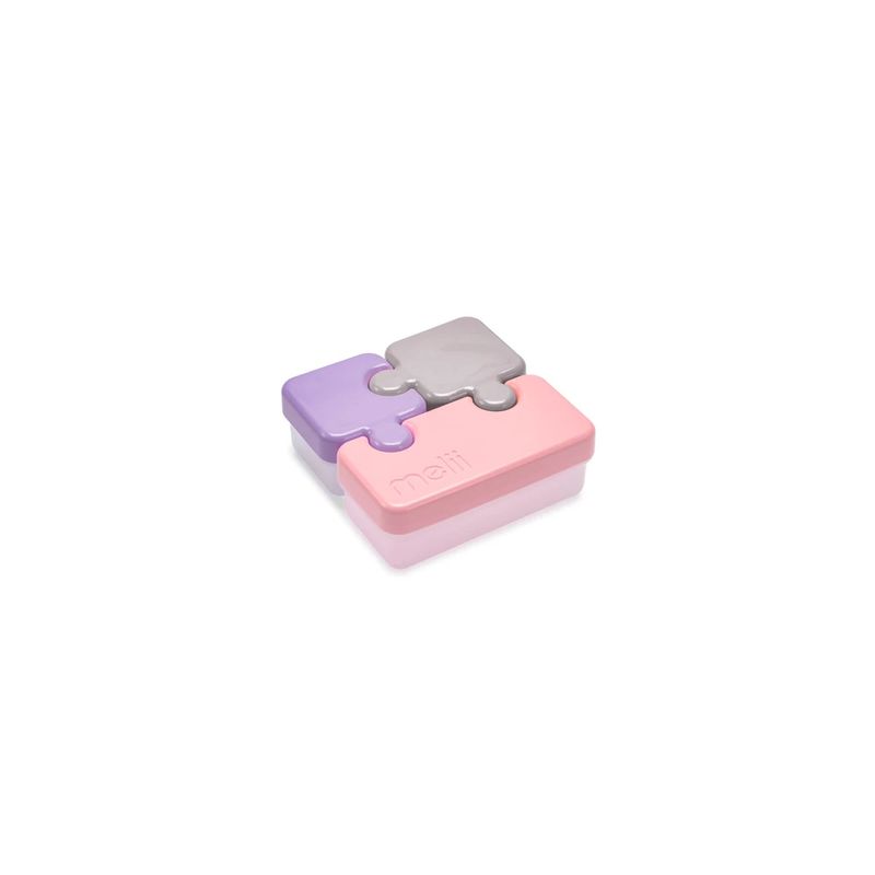 GENERICO - Contenedor De Comida Puzzle Melii - Rosa