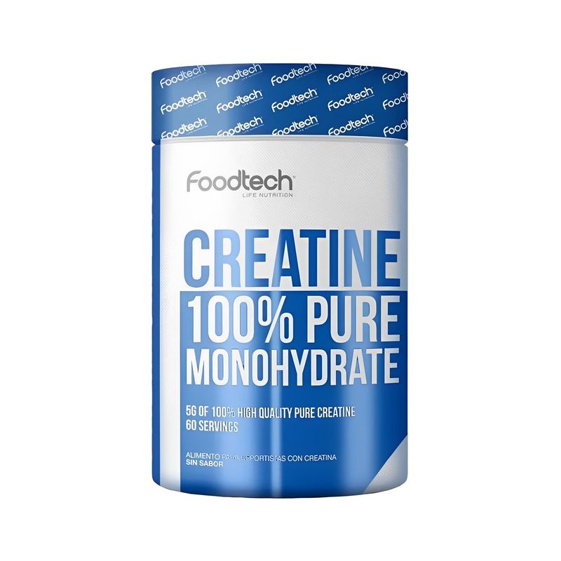 GENERICO - Foodtech Creatine 100% Pure Monohydrated 60 Porciones