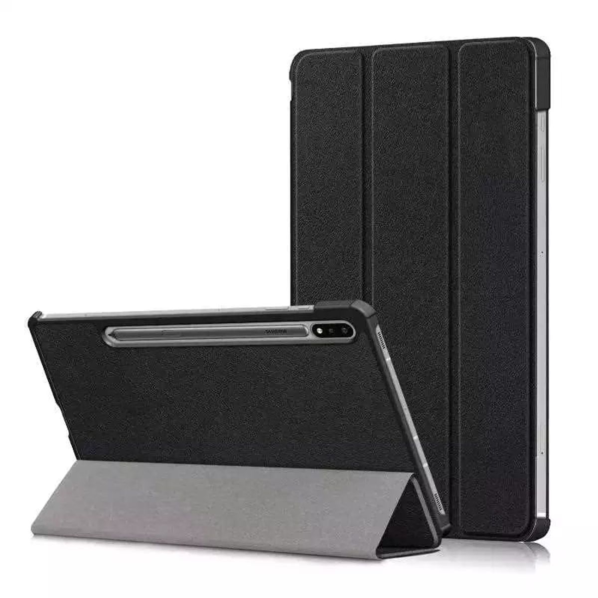 GENERICO - Funda Inteligente compatible con Samsung Galaxy Tab S8 Plus  Negro