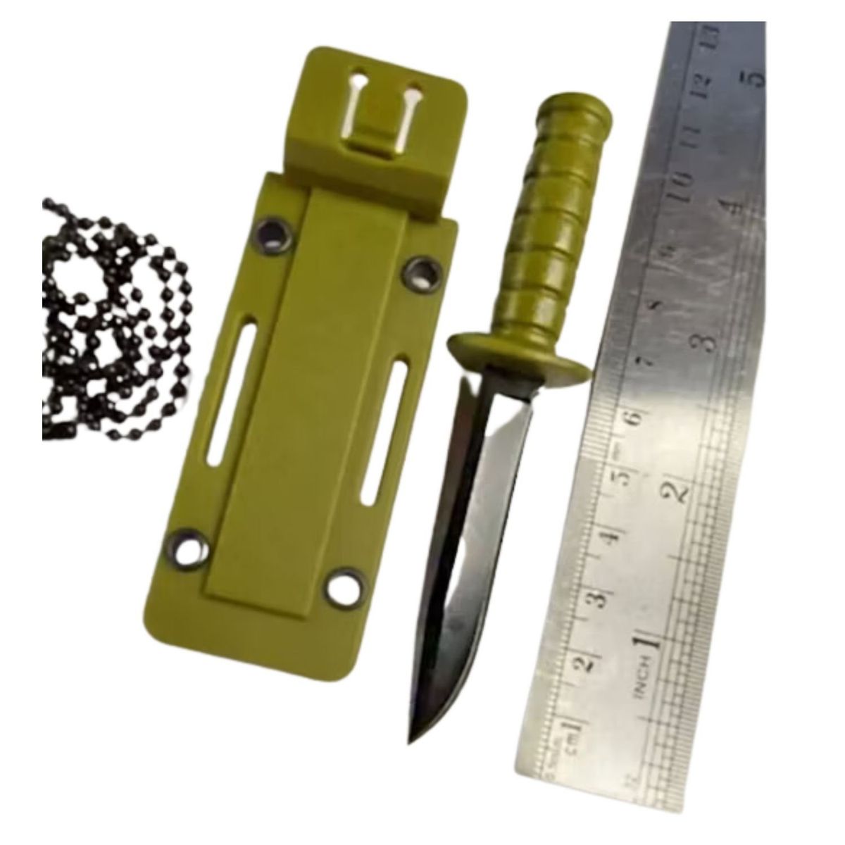 INVENCIBLE - Mini Cuchillo Collar Multiuso Af91