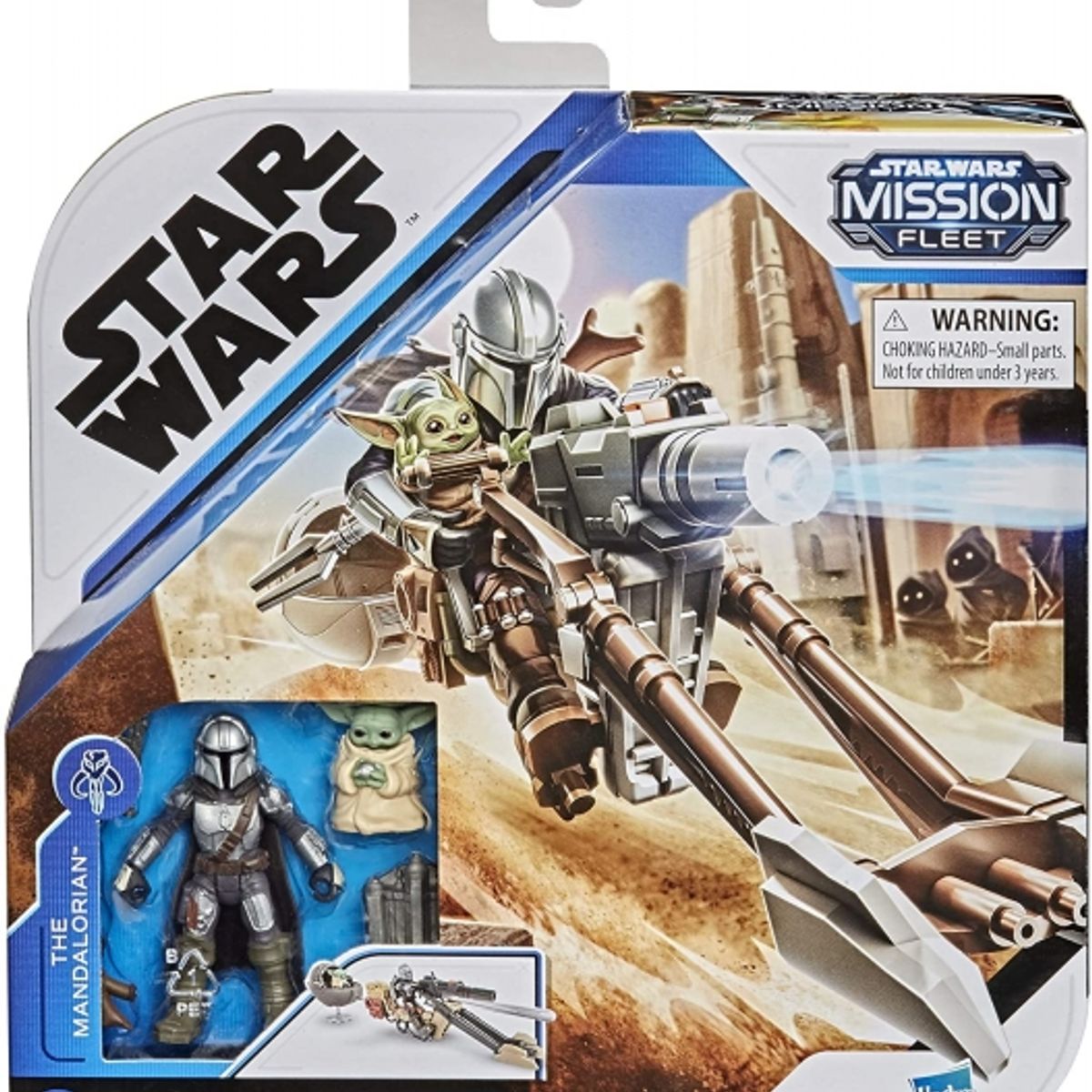 HASBRO - HASBRO E9680 STAR WARS MISSION FLEET EXP MANDO CHILD SPEEDER
