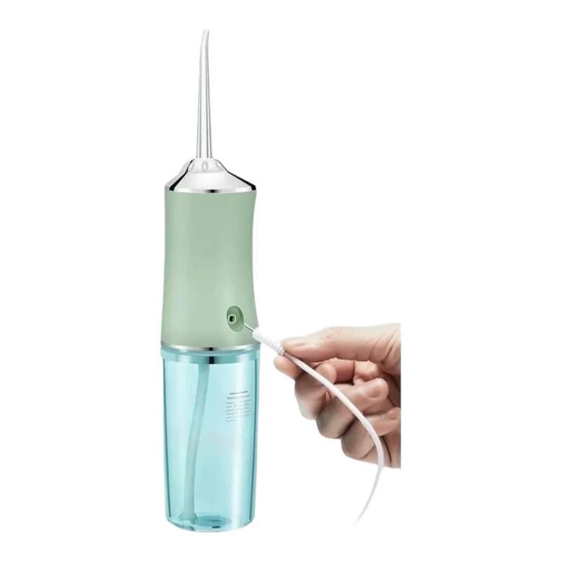 INVENCIBLE - Irrigador Bucal Dental Portatil Recargable Rosado Usb Ak95