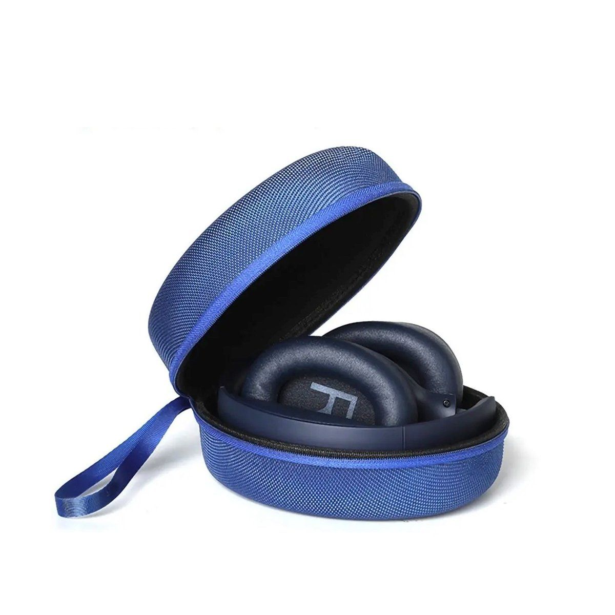GENERICO - Estuche Rigido Premium Color Azul Para Auriculares Plegables QCY H3