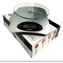 INVENCIBLE - Balanza Pesa Gramera Digital Hasta 5 Kilos AG37