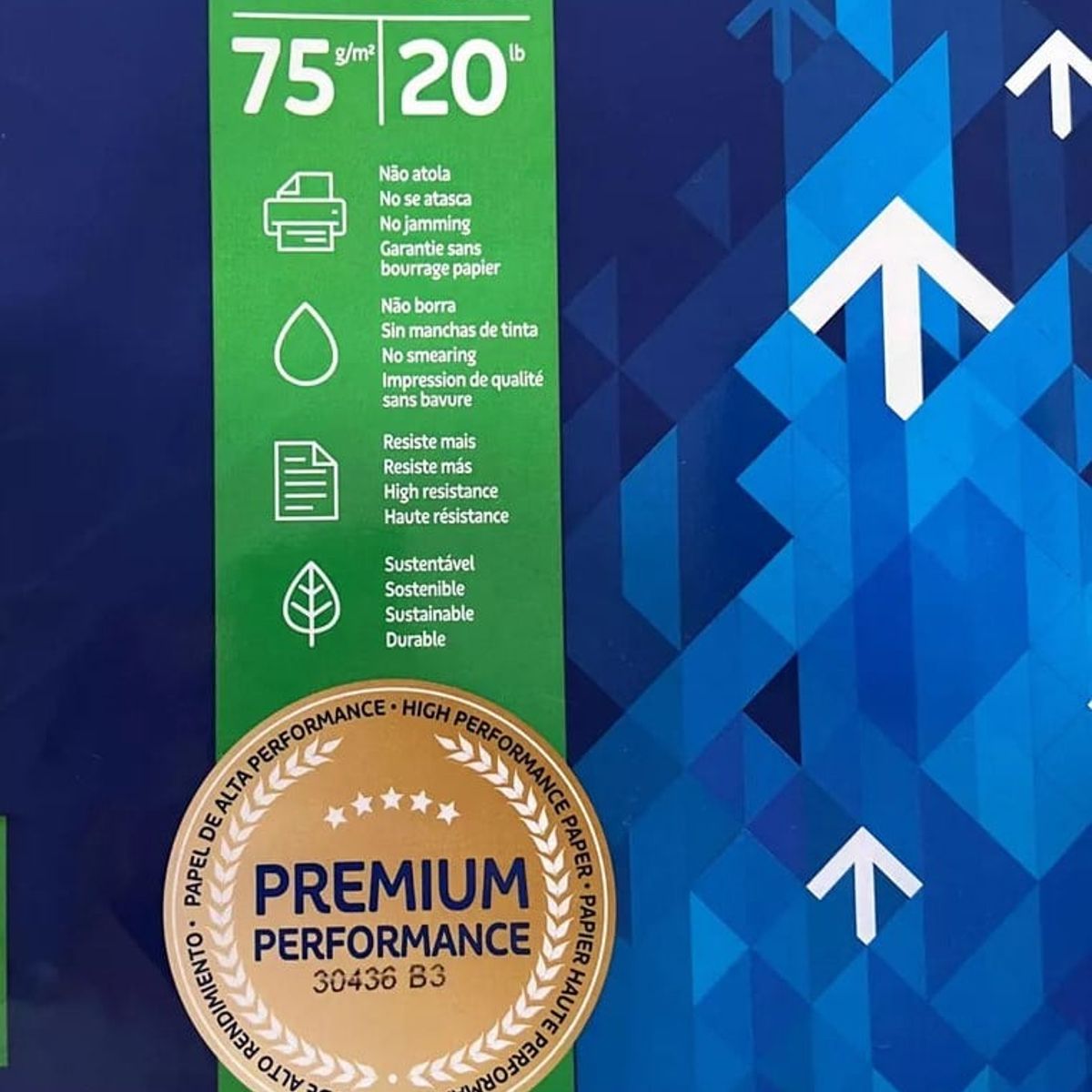 GENERICO - Resma A3 Report 75 G/m2 X 500 Hojas Multiuso Premium