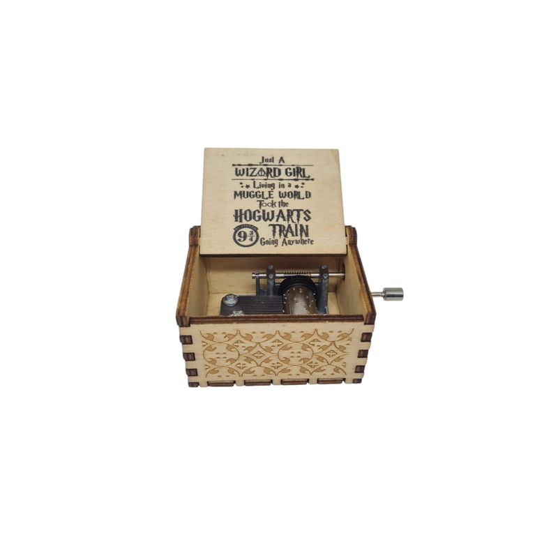 GENERICO - Caja Musical con Manivela Harry Potter