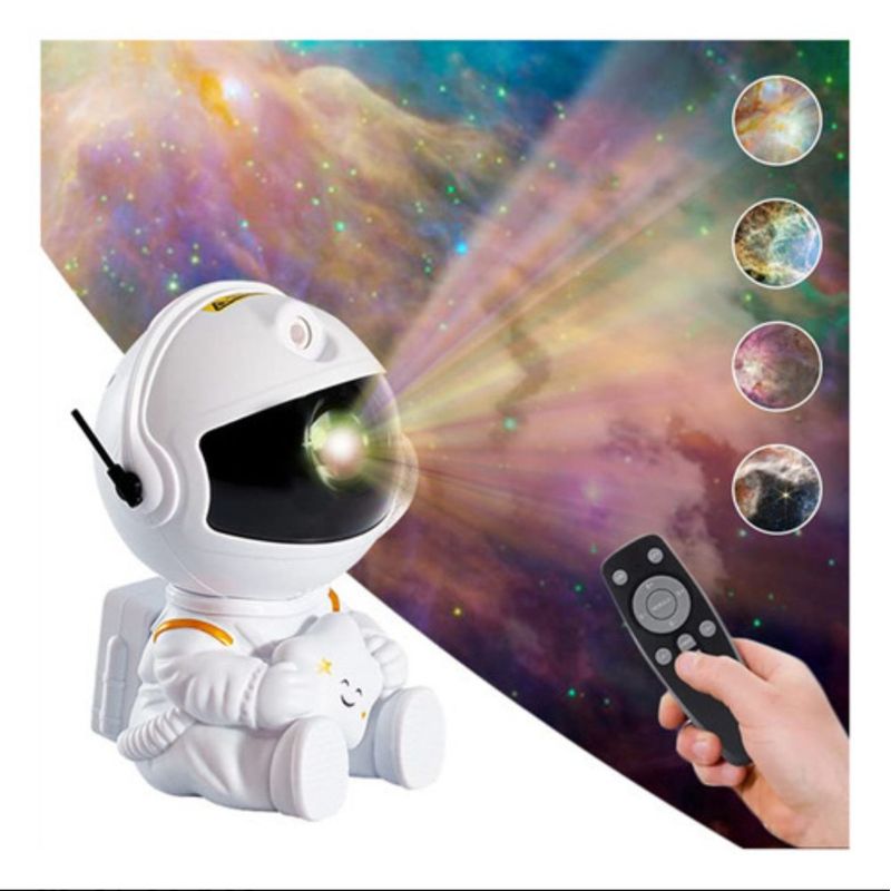 GENERICO - Lampara Led Astronauta De Proyector Cielo Estrella