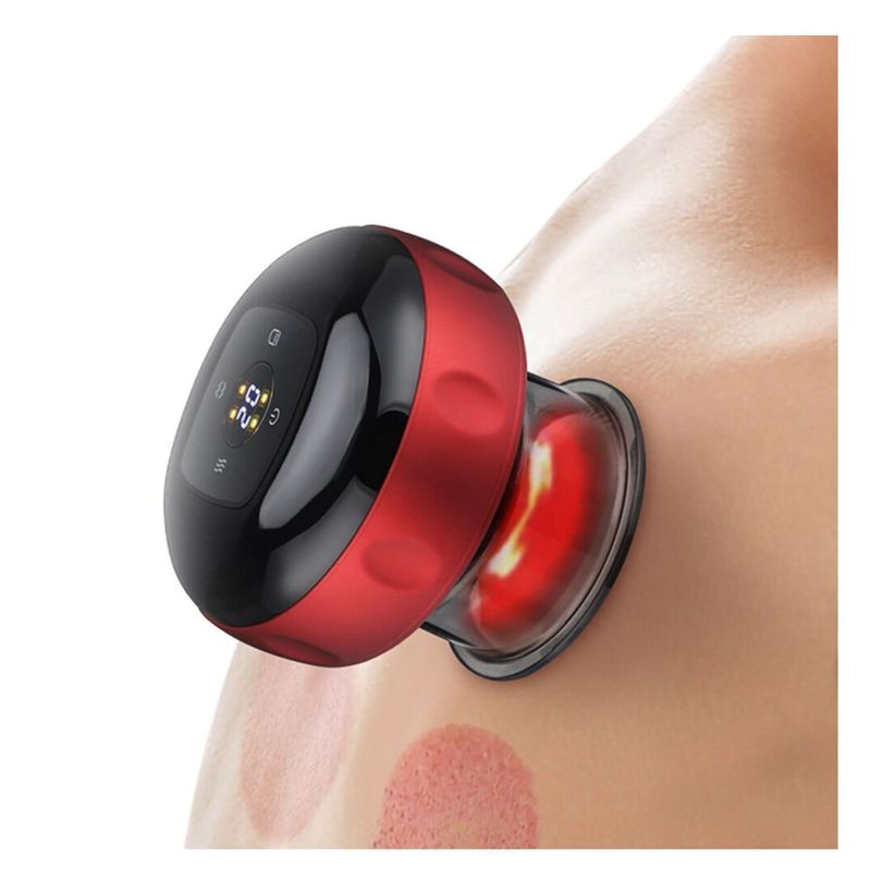 INVENCIBLE - VENTOSAS ELECTRÓNICAS MASAJEADOR INTELIGENTE CON CALOR MX40