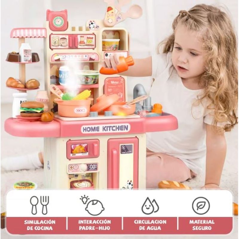 GENERICO - COCINA JUGUETE CON 32 ACCESORIOS