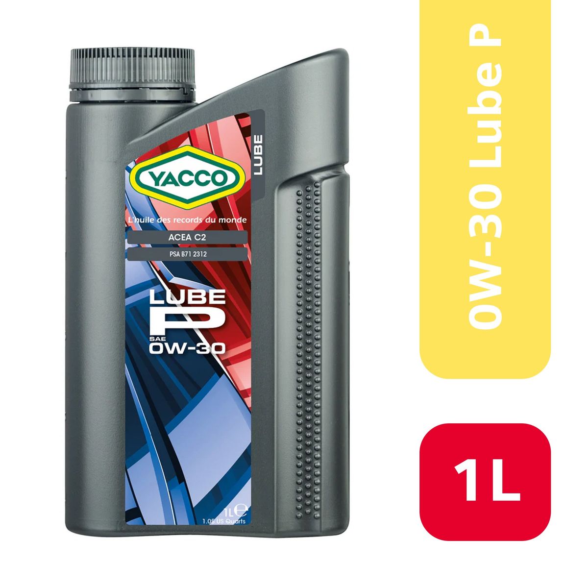 GENERICO - Aceite Motor Yacco 0w30 Lube P 2 Litros