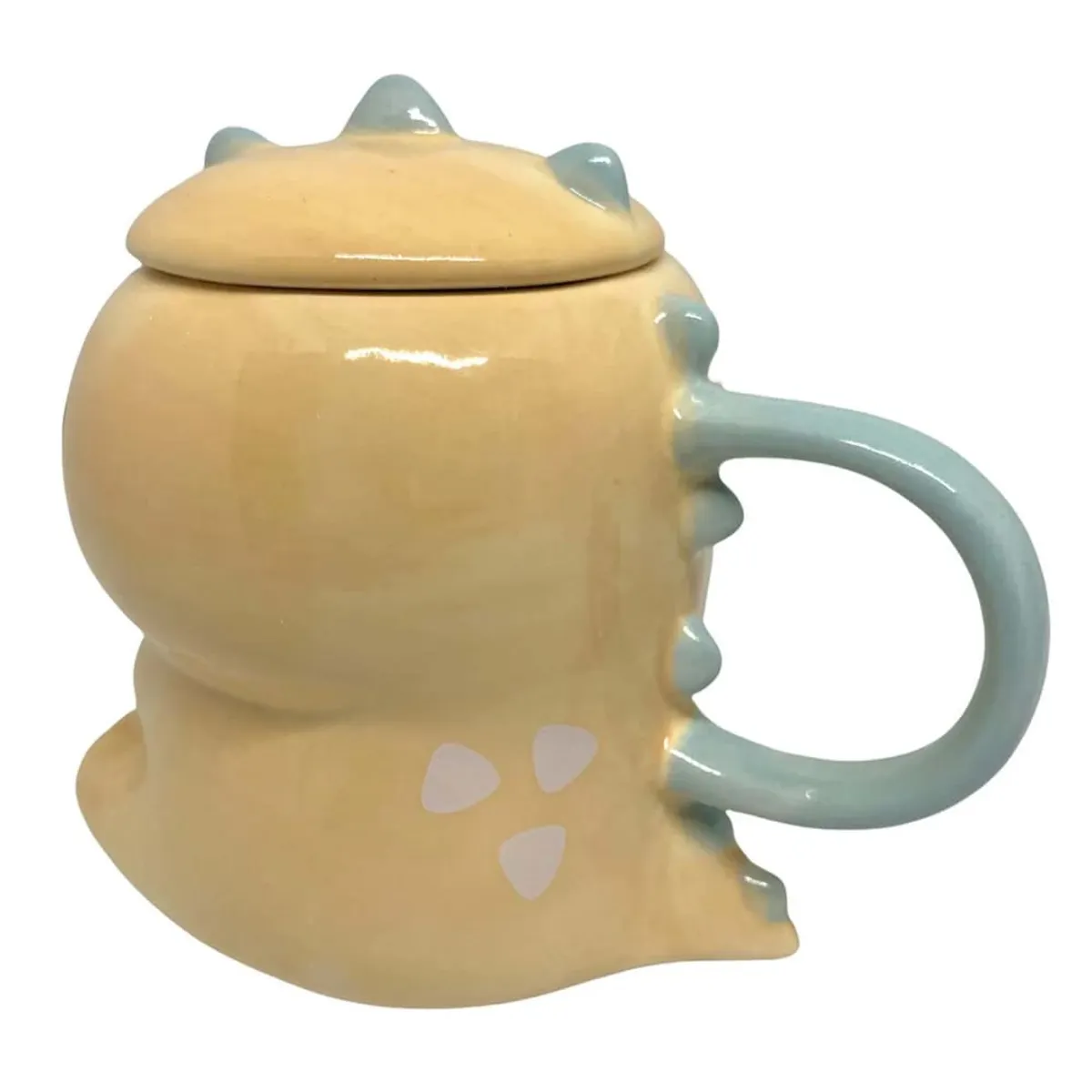 GENERICO - Tazón taza dinosaurio amarillo