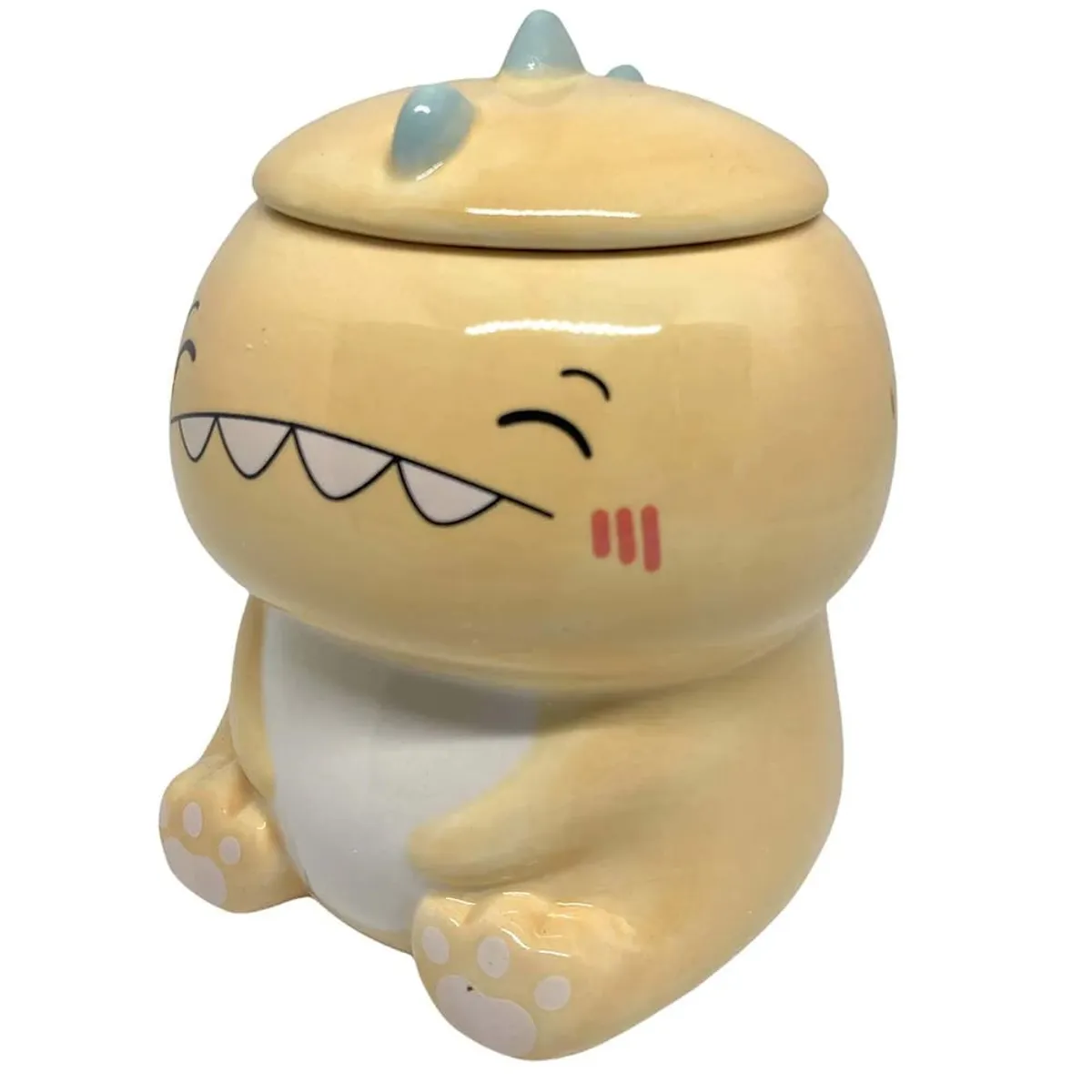 GENERICO - Tazón taza dinosaurio amarillo