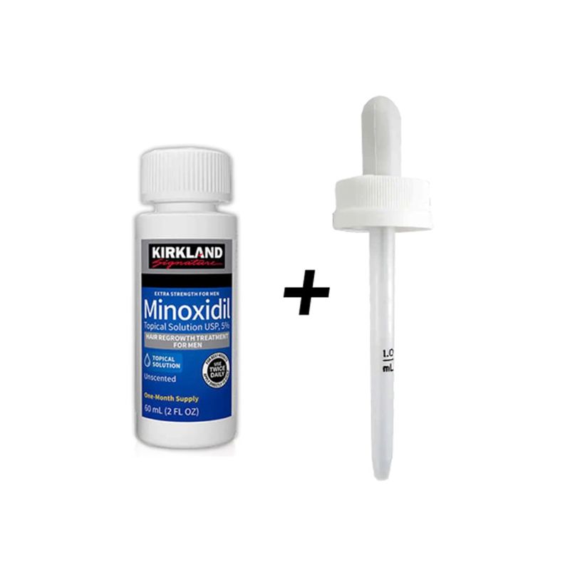KIRKLAND - MINOXIDIL KIRKLAND TRATAMIENTO 1 MES + GOTERO ORIGINAL