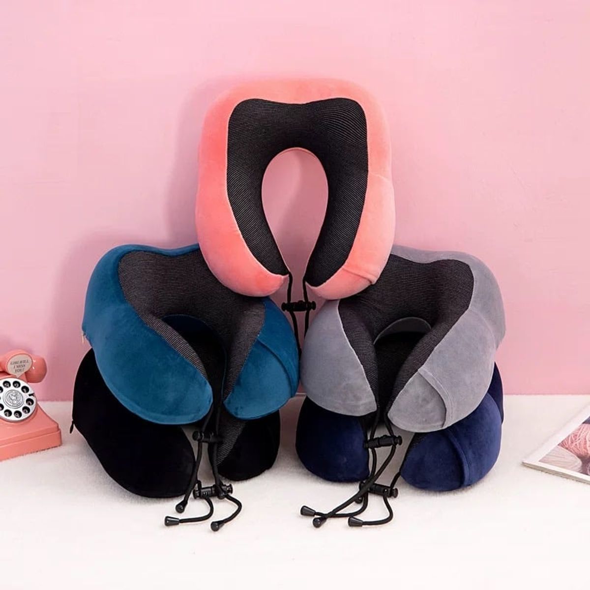 GENERICO - Cojin Cuello Viaje Cervical Almohada Para Auto Oficina Viaje
