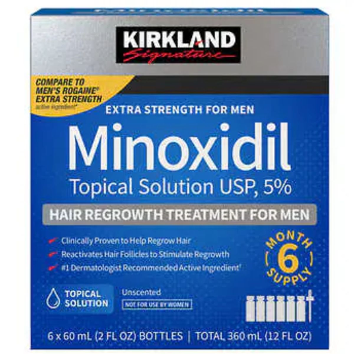 KIRKLAND - MINOXIDIL KIRKLAND TRATAMIENTO PARA  6 MESES + MAQUINA