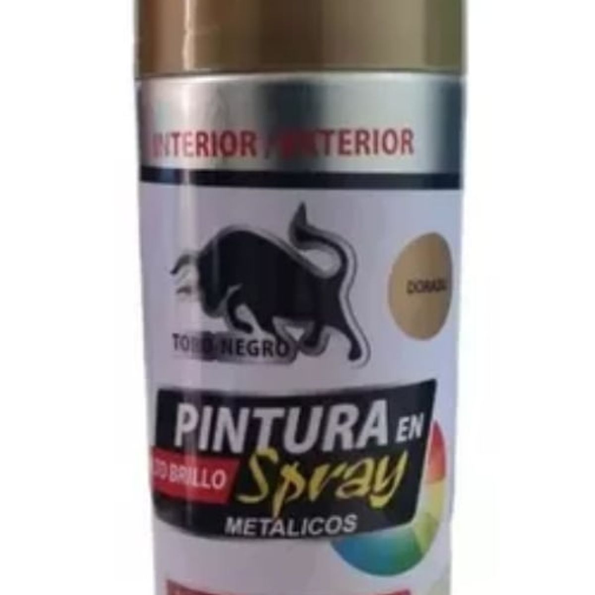 GENERICO - Pintura Spray Uso General Dorado Brillante 400ml