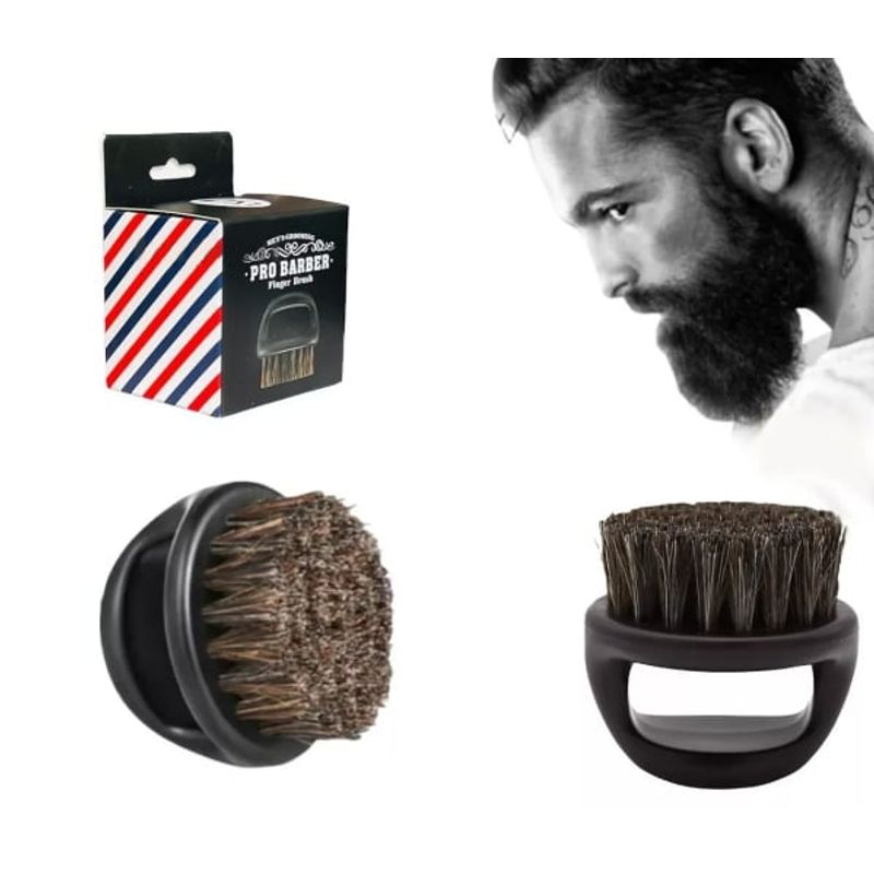 PRO - CEPILLO DE BARBA CERDA MIXTA BARBERIA PEINE BARBA