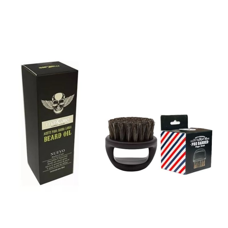 BEAR - ACEITE PARA LA BARBA BEARD OIL + CEPILLO BARBA PACK