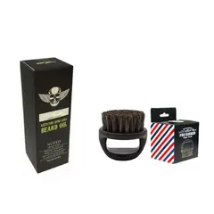 BEAR - ACEITE PARA LA BARBA BEARD OIL + CEPILLO BARBA PACK