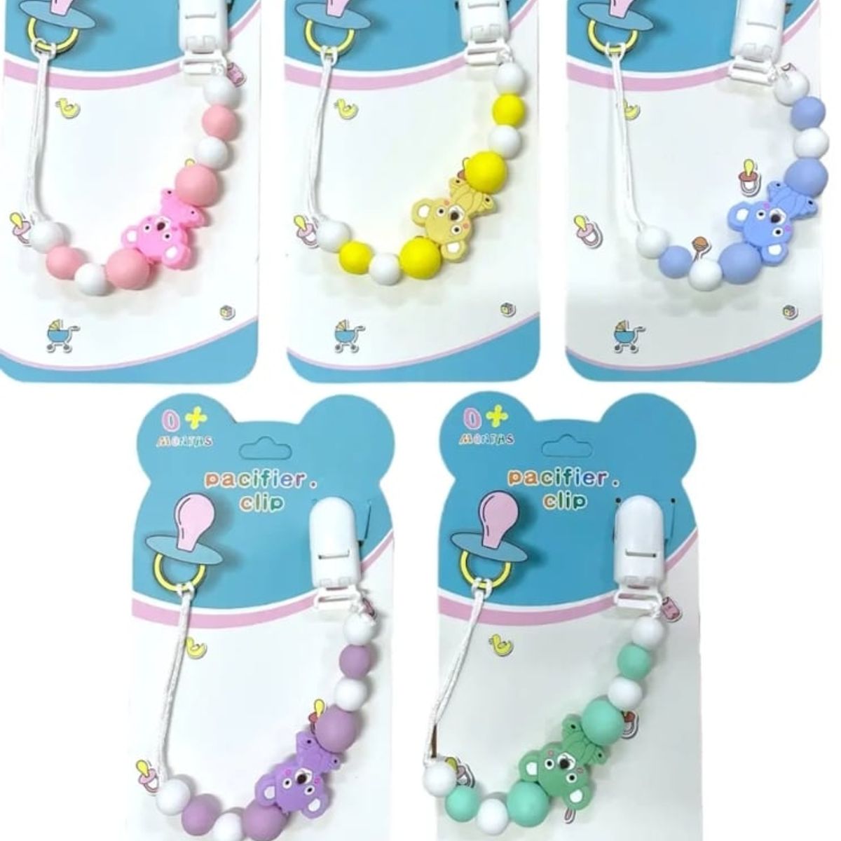 GENERICO - Sujetadores chupete de silicona