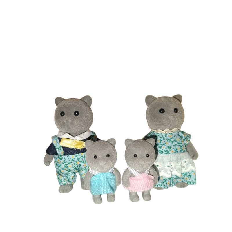 GENERICO - Ternurines, familia pack 4 integrantes de mini gato persa silvestres.