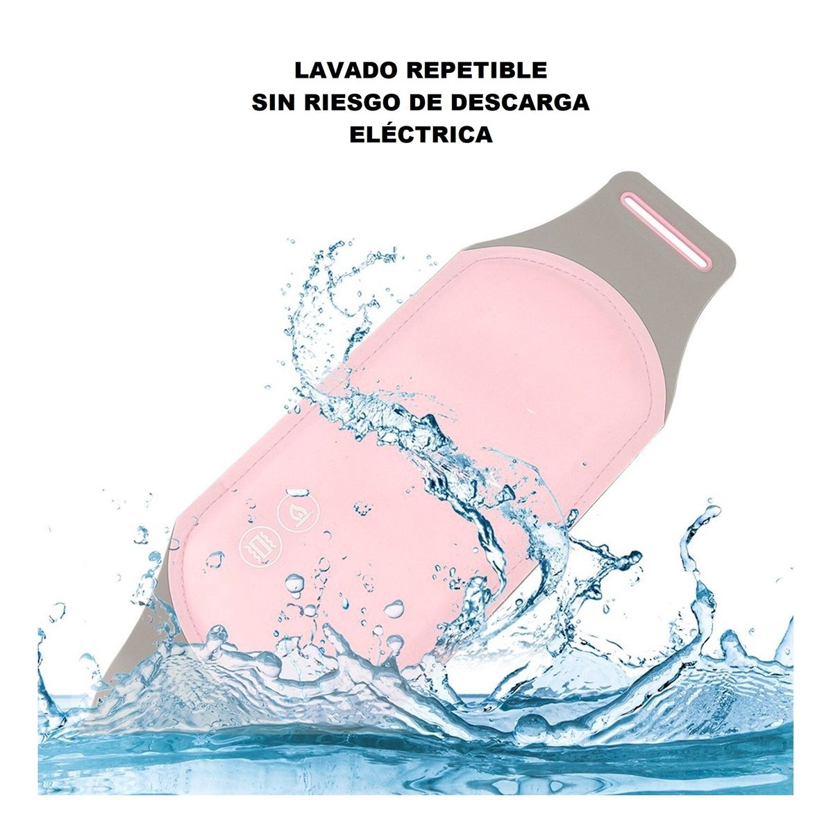 GENERICO - Cinturón Calefacción Regulada Masaje Alivio Menstrual Dolor USB