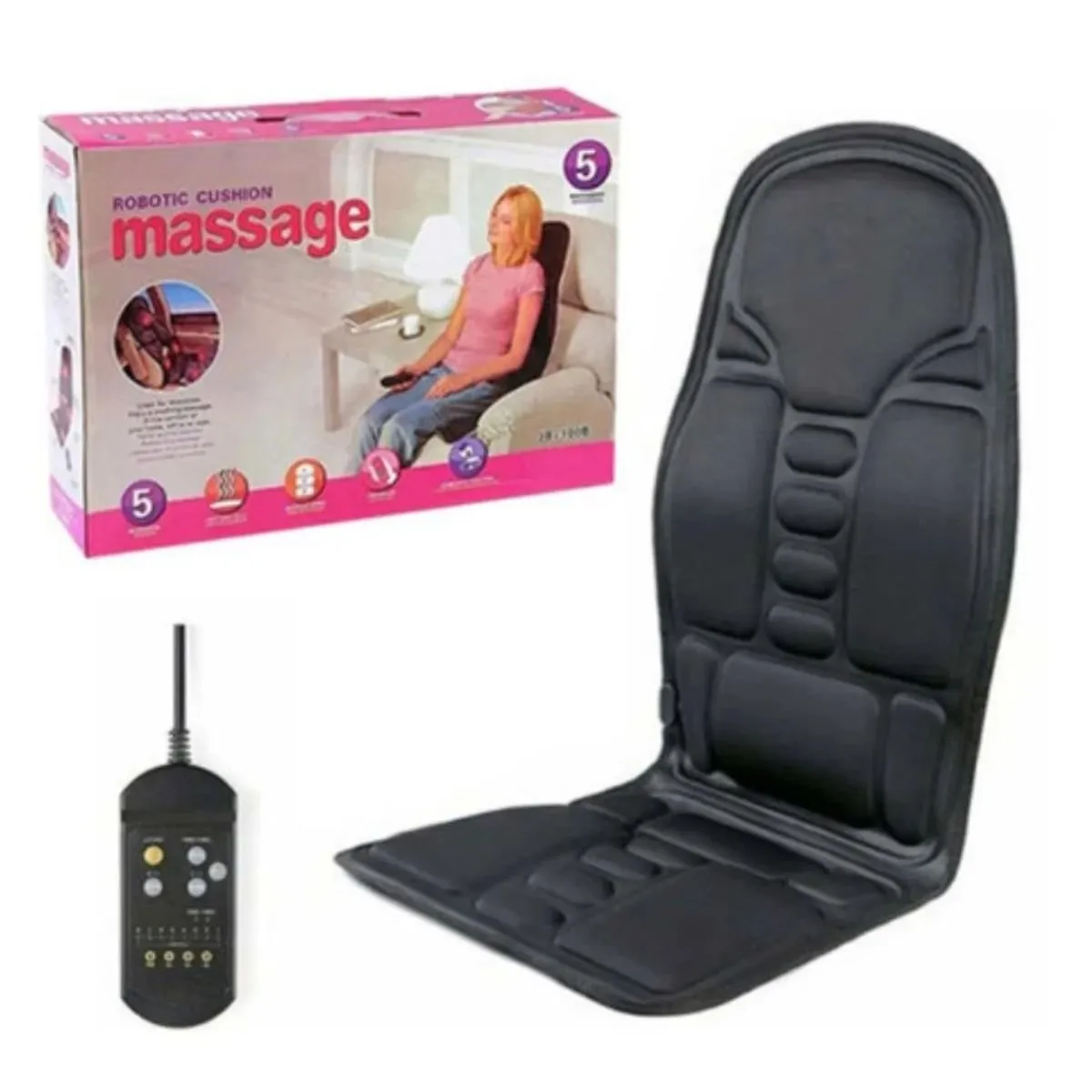 INVENCIBLE - Asiento Calefaccion Cojín Masajeador Silla Con Control Na60