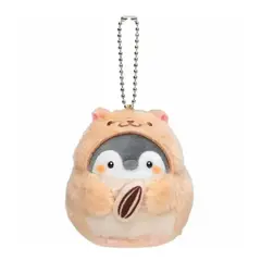 GENERICO - Peluche Pinguino disfrazado de hámster Rosa