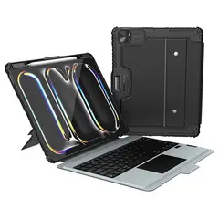 NILLKIN - Funda con Teclado Trackpad para Ipad Pro 13 M4 (2024)