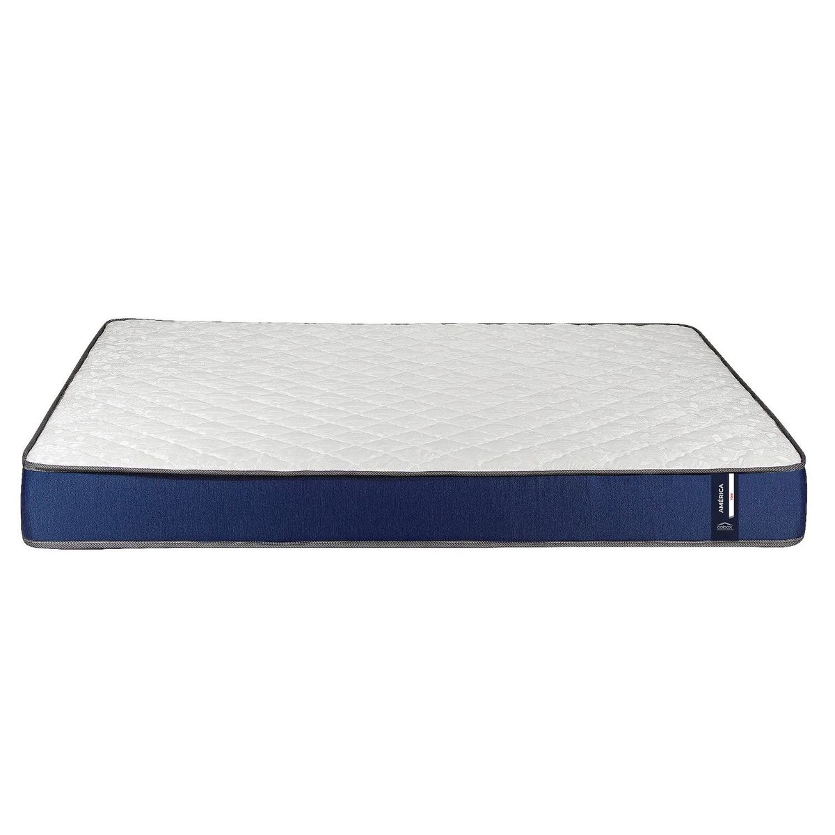 COLBOX - Colchon America Foam 2 Plazas Azul 150x190x20 Cm