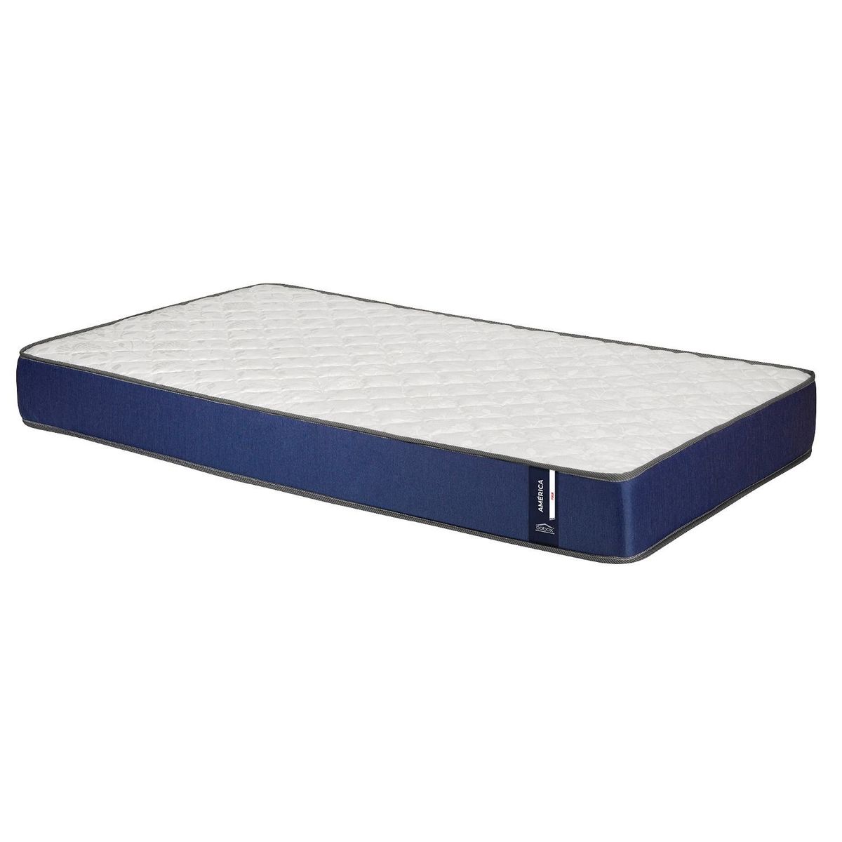 COLBOX - Colchon America Foam 1.5 Plazas Azul 105x190x20 Cm