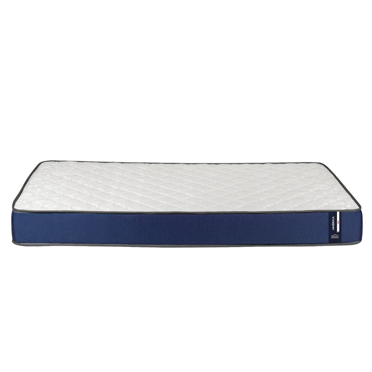 COLBOX - Colchon America Foam 1 Plazas Azul 90x190x20 Cm