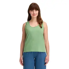 PANAMA JACK - Polera Mujer sin Mangas Verde