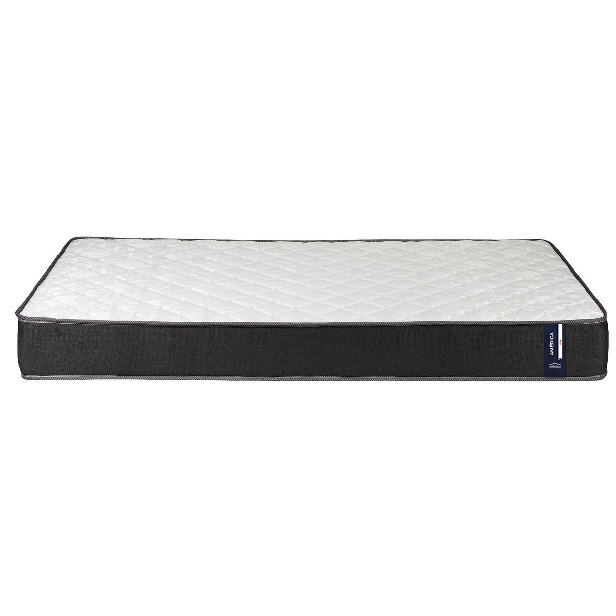 COLBOX - Colchon America Foam 1.5 Plazas Gris 105x190x20 Cm