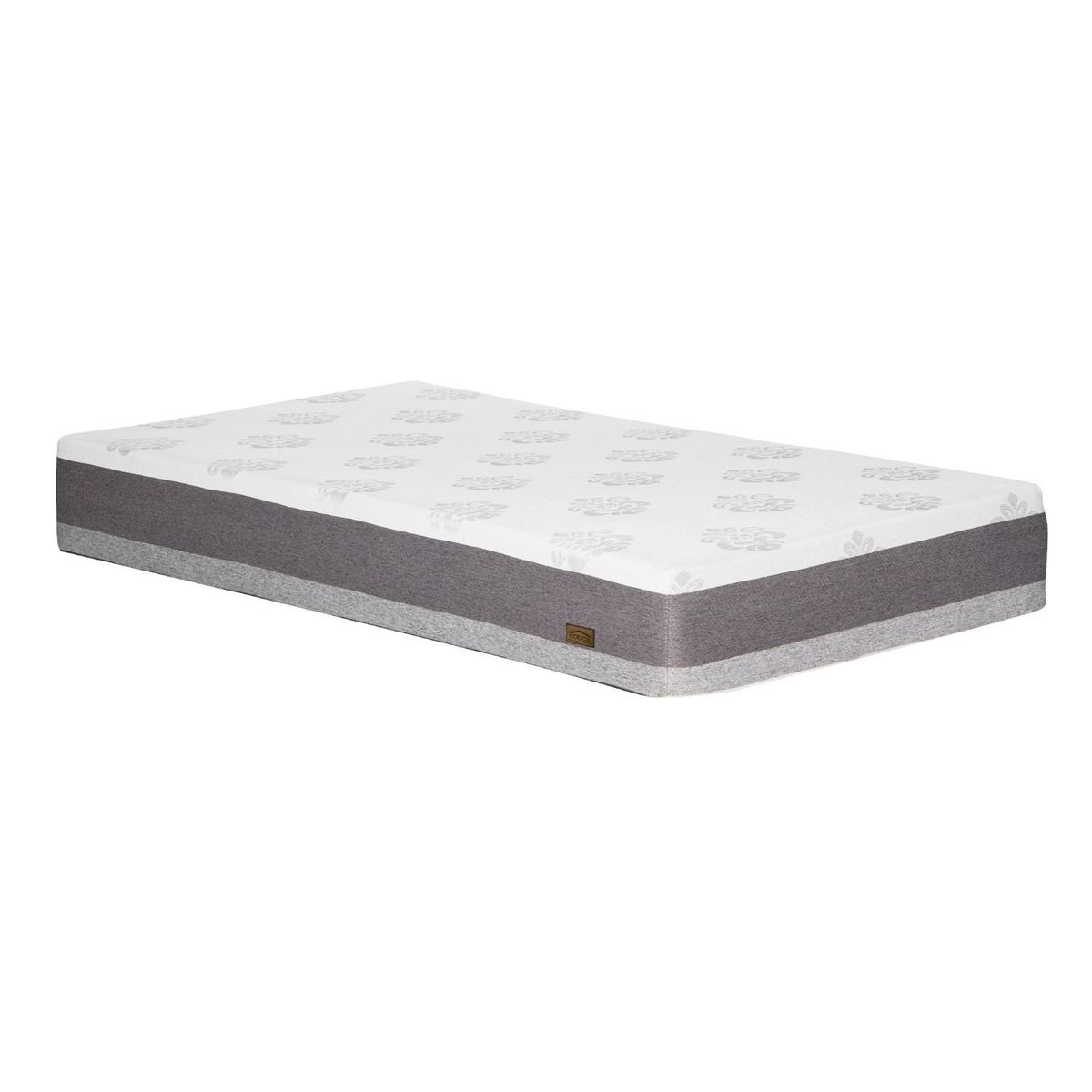 COLBOX - Colchon Grecia 1 plazas gris 105x190x25 cm