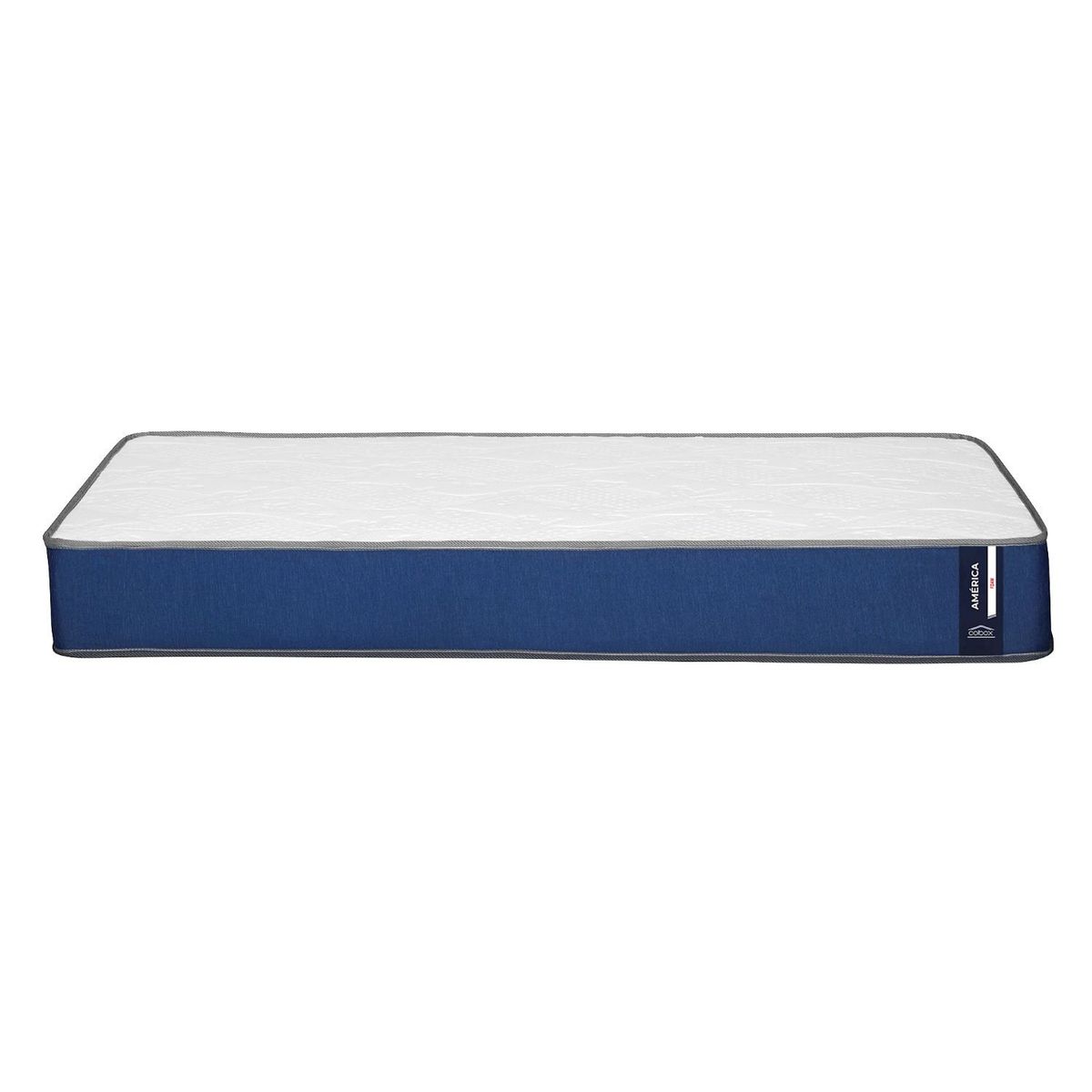 COLBOX - Colchon America 1,5 plazas Azul plazas 105x190x20 Cm