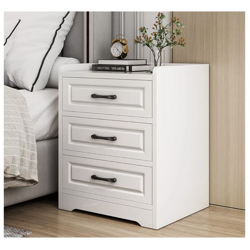 HOMER DESIGN - Velador 3 Niveles Con Cajones Homer Design 40*36*60cm estilo europeo