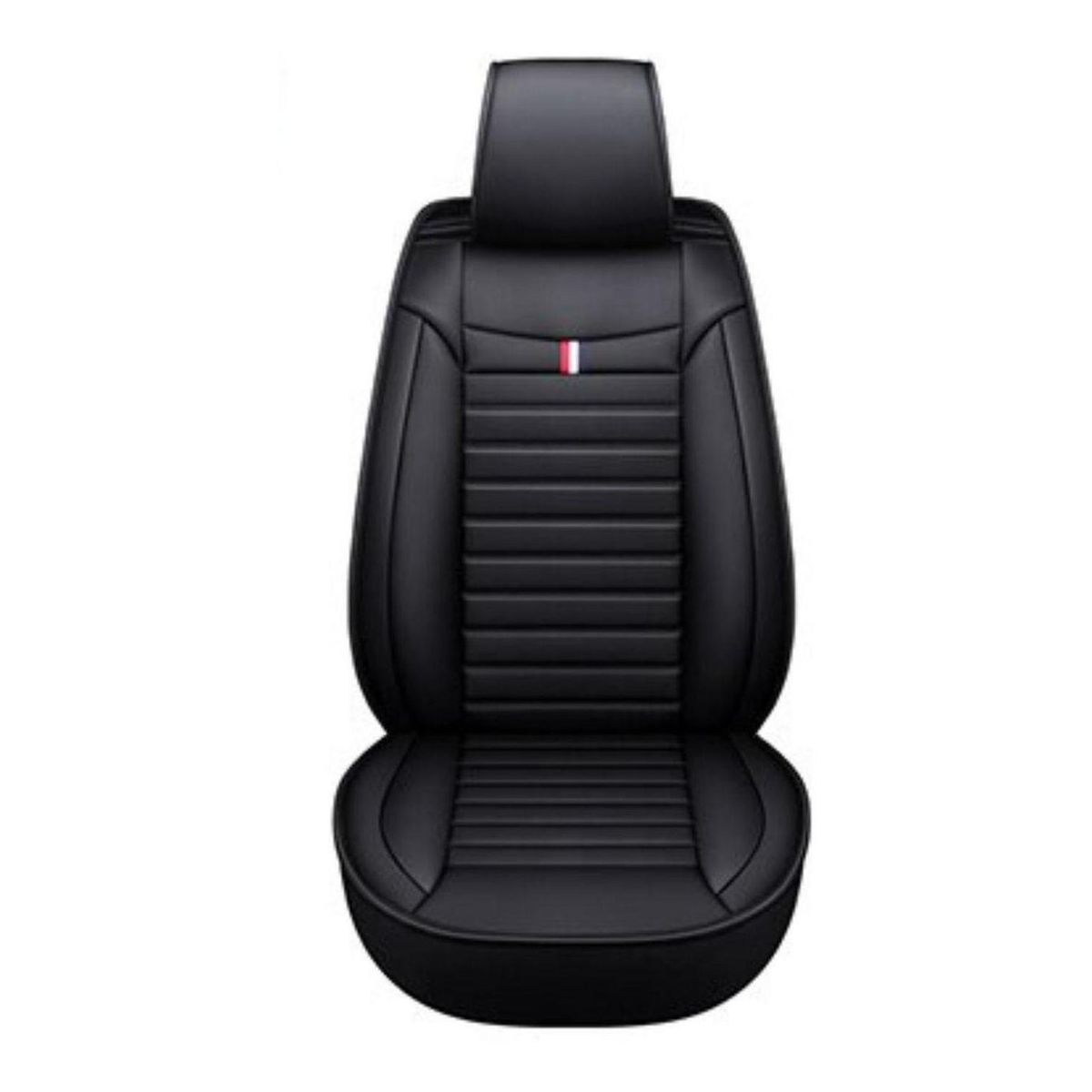 IMPORTCLICK - Funda Asiento Auto Deluxe Eco Cuero Milán Negro - Negro