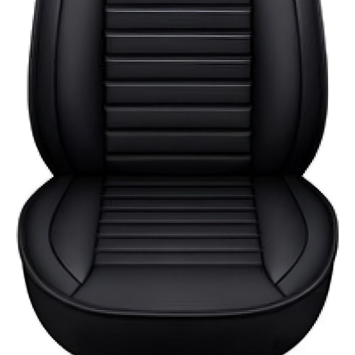 IMPORTCLICK - Funda Asiento Auto Deluxe Eco Cuero Milán Negro - Negro
