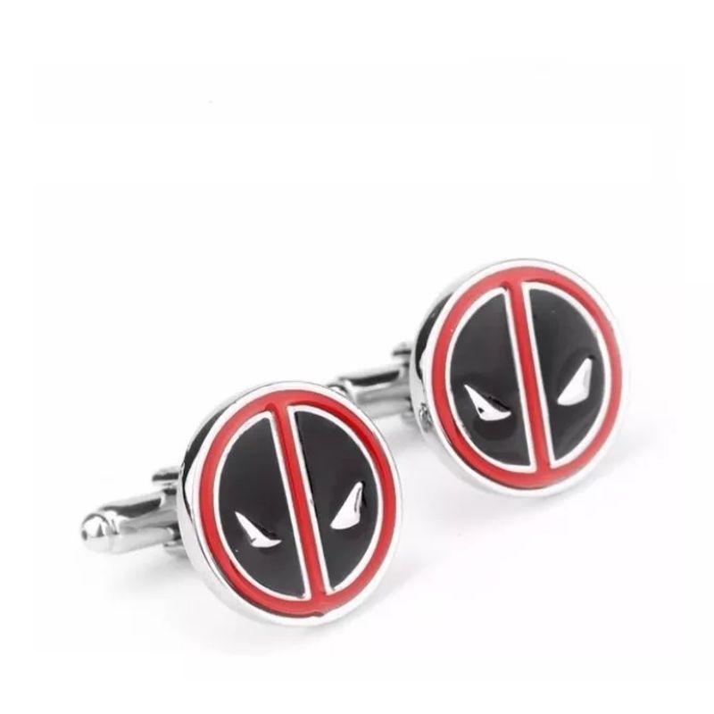 GENERICO - Gemelos diseño Deadpool Para Camisa colleras hombre