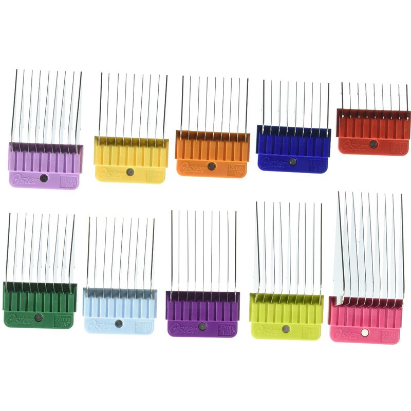 OSTER - Set peines de acero para mascotas Oster 10 piezas