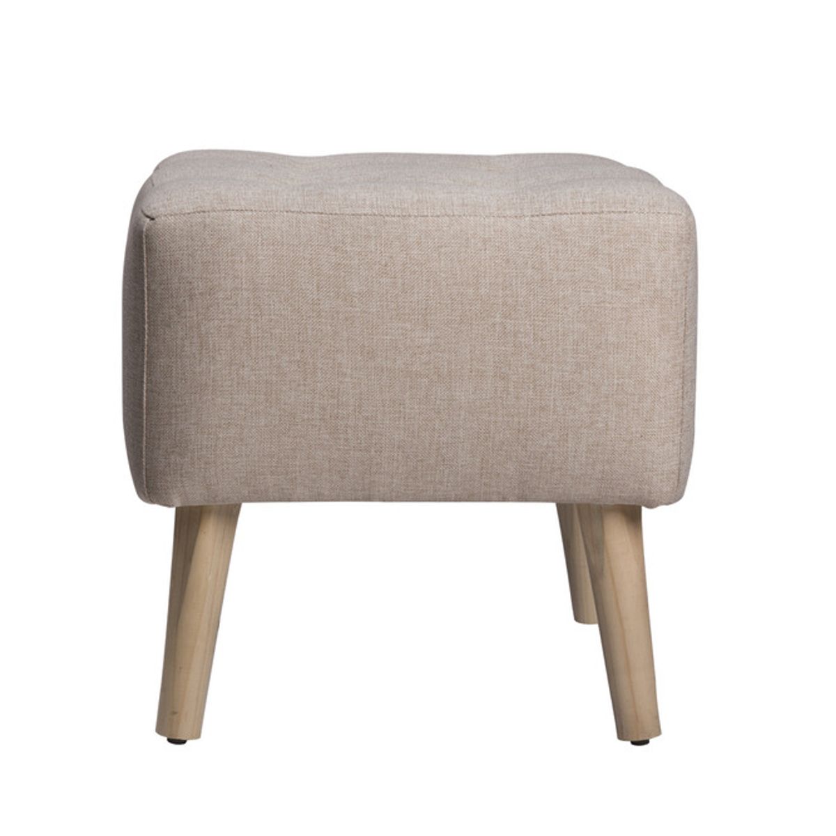 GENERICO - Pouf Alemania Beige Amalfi 42x42x43 cm Máxima Design