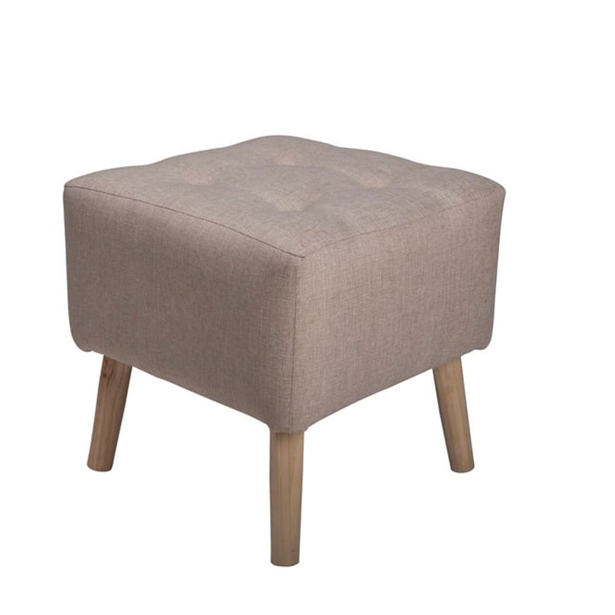 GENERICO - Pouf Alemania Beige Amalfi 42x42x43 cm Máxima Design