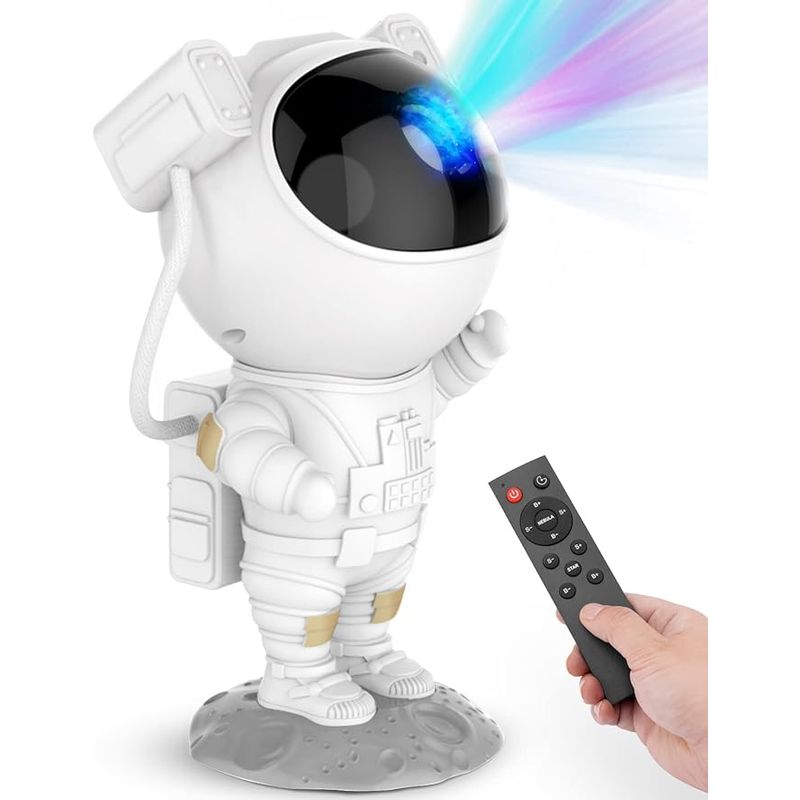 MUNDITEL - Proyector Astronauta Lampara Luces Led