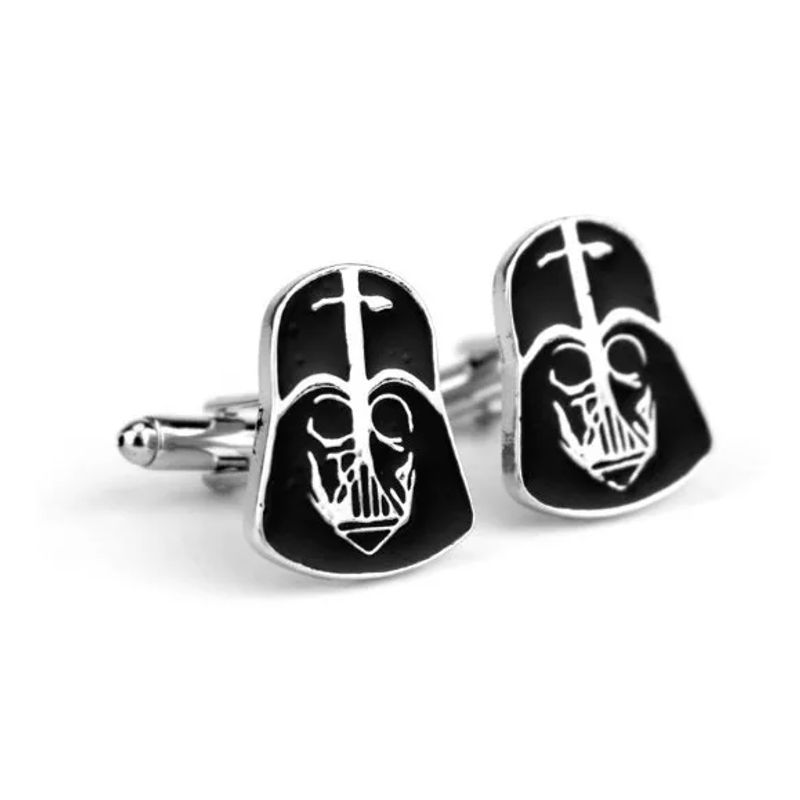 GENERICO - Gemelos diseño Darth Vader modelo 2 Para Camisa colleras hombre