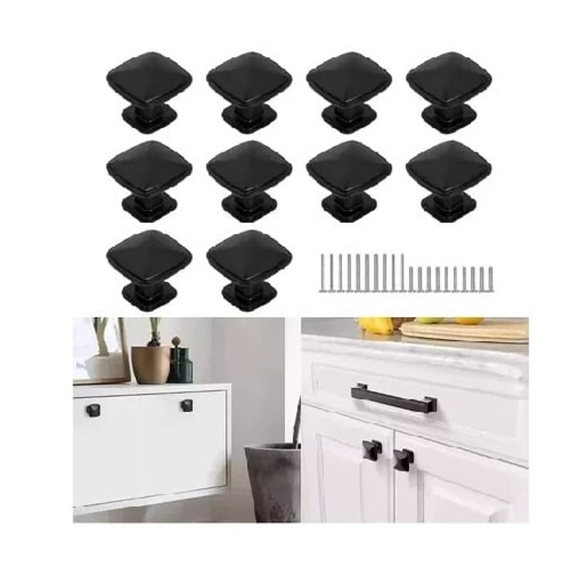 GENERICO - 10 Unid Tiradores De Cajón Mueble Manilla Mango Con Tornillo 338035