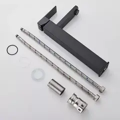 GENERICO - Llave Lavamanos Monomando Negra