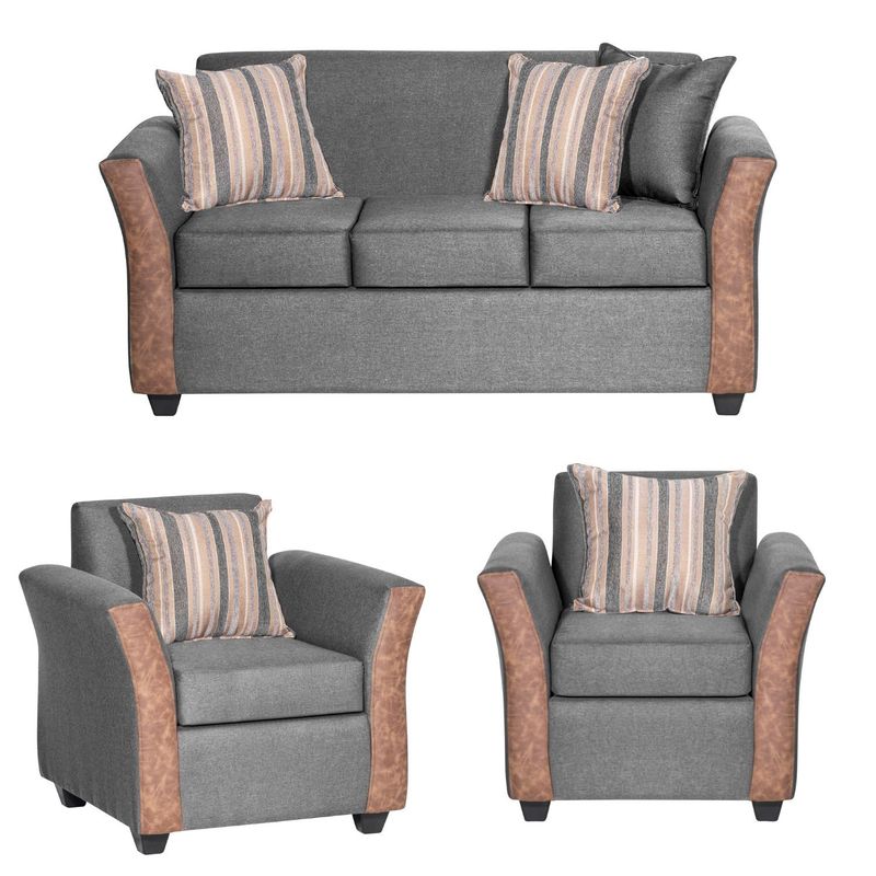 COLBOX - Living Morning 3-1-1 Gris