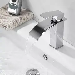 GENERICO - Llave Monomando Lavamanos Fregadero Grifería Baño Cascada