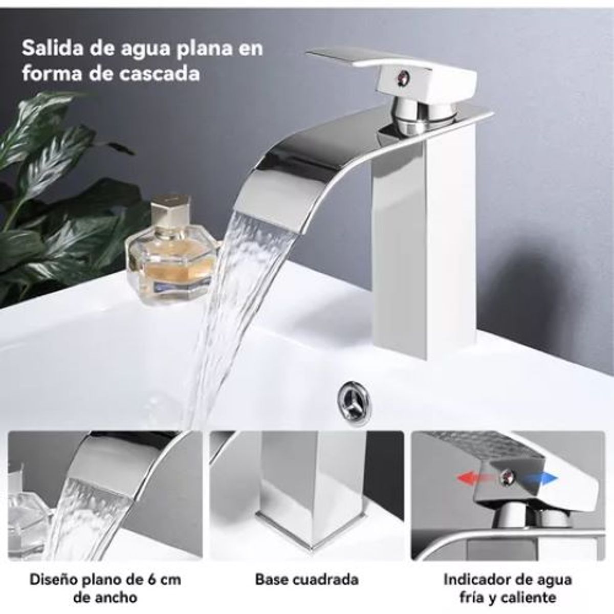GENERICO - Llave  Lavamanos Fregadero  Baño Cascada